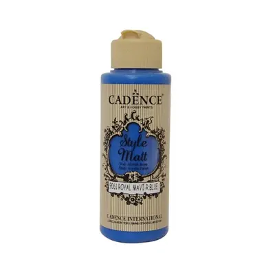 Matná akrylová barva Cadence Style Matt 120ml - royal blue královská modrá