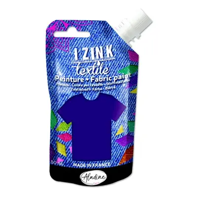 Textilní barva Aladine Izink Textile 80 ml - violet fialová