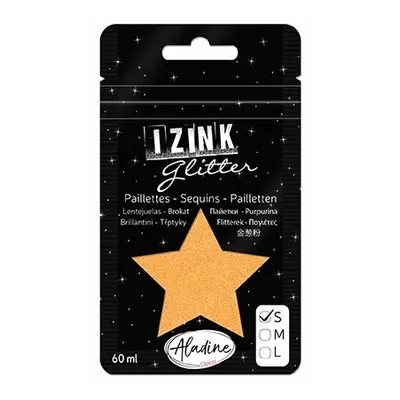 Třpytky Aladine Izink glitter 60 ml vel. S - orange oranžová