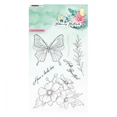 Gelová razítka Studio Light Blooming Butterfly (6 ks) – sasanka