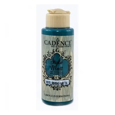 Matná akrylová barva Cadence Style Matt 120ml - dark teal