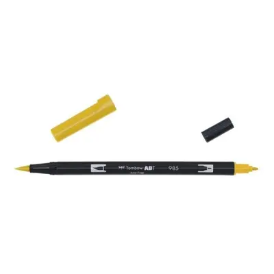 Tombow Oboustranný štětcový fix ABT - chrome yellow