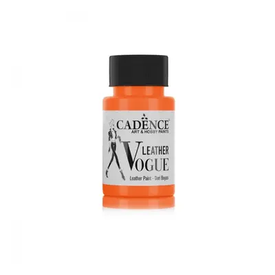 Barva na kůži Leather Vogue, 50 ml - oranžová