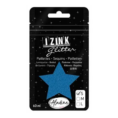 Třpytky Aladine Izink glitter 60 ml vel. S - bleu modrá