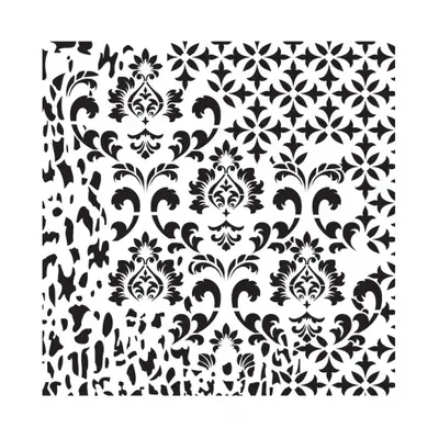 Šablona Cadence kolekce HomeDeco 45 x 45 cm - Ornamenty 2