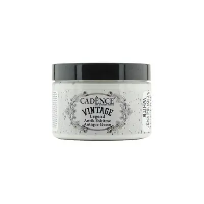 Kamínková barva Cadence Vintage Legend Antique gesso 150ml-white bílá