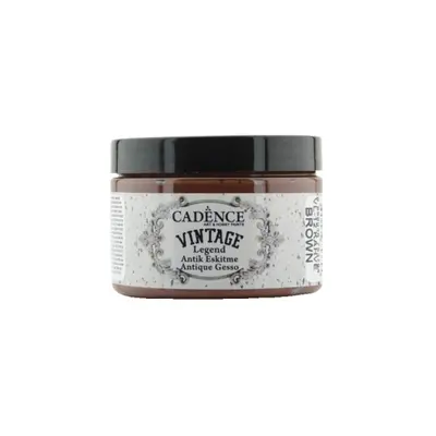 Kamínková barva Cadence Vintage Legend Antique gesso 150ml-brown hnědá