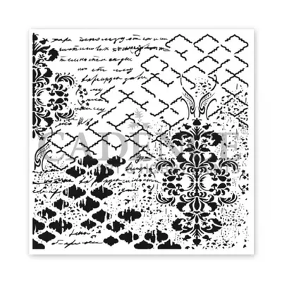 Šablona Cadence kolekce HomeDeco 25 x 25 cm - Ornamenty 8