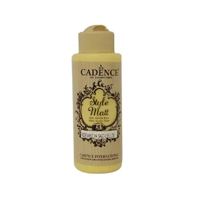 Matná akrylová barva Cadence Style Matt 120ml -vanilla yellow vanilková