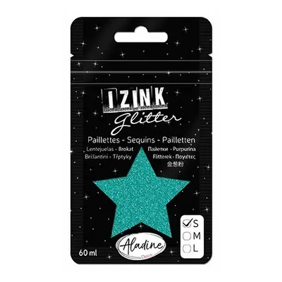 Třpytky Aladine Izink Glitter 60 ml vel. S - tuquoise tyrkysová