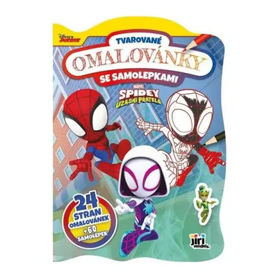 Spidey - Tvarované omalovánky se samolepkami