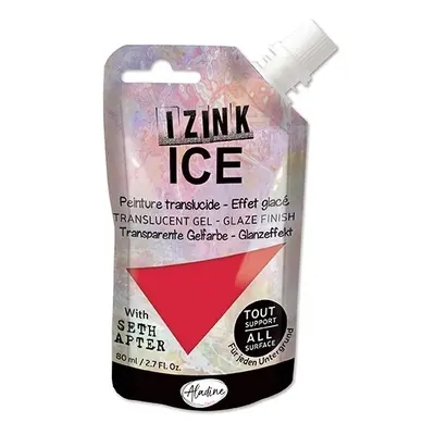 Poloprůhledná barva Izink Ice 80 ml - grenadine červená