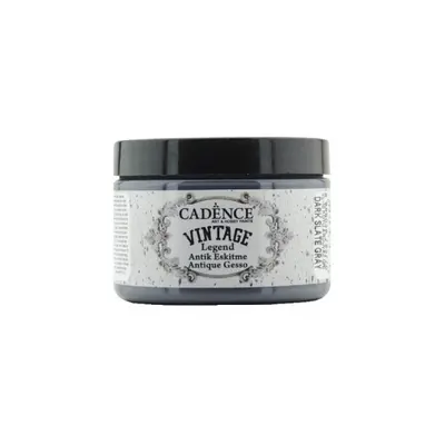 Kamínková barva Cadence Vintage Legend Antique gesso 150ml-slate gray tmavě šedá