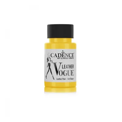 Barva na kůži Leather Vogue, 50 ml - žlutá