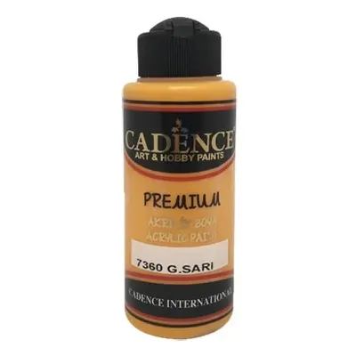 Akrylová barva Cadence Premium 70 ml - sun yellow žlutá sluneční