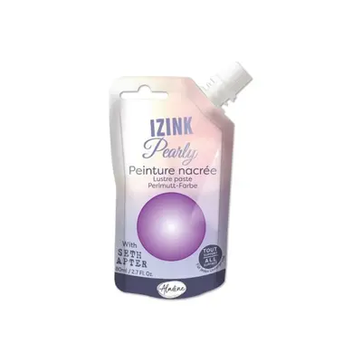 Perleťová barva Aladine Izink Pearl 80 ml - provence levandulová