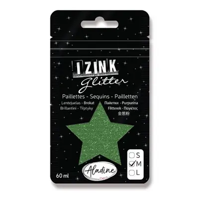 Diamantové třpytky zelená 60 ml