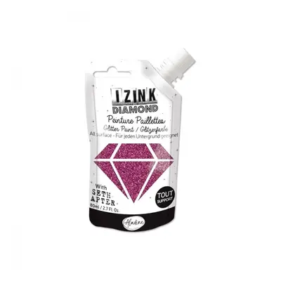 Diamantová barva Aladine IZINK DIAMOND 80 m Aladine IZINK DIAMOND 80 ml - rose eggplant lilková