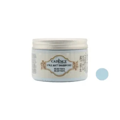 Reliefní pasta křídová Shabby Chic světle modrá baby blue 150 ml