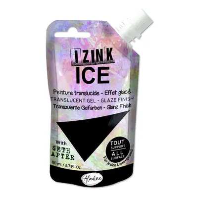 Poloprůhledná barva Izink Ice 80 ml - noir černá