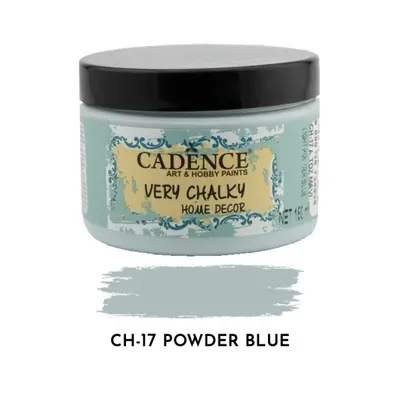 Křídová barva Cadence Very Chalky 150 ml - powder blue světle modrá pudrová