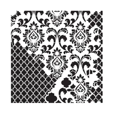 Šablona Cadence kolekce HomeDeco 25 x 25 cm - Ornamenty 4