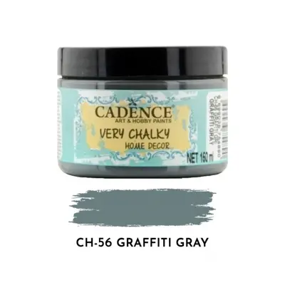 Křídová barva Cadence Very Chalky 150 ml - graffiti gray šedá grafitová