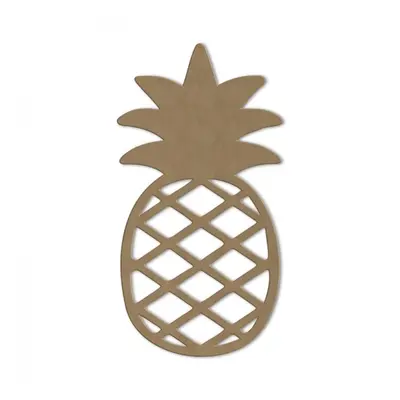 Dřevěný výřez - Ananas, obrys