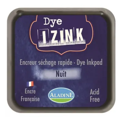 Razítkovací polštářek Aladine IZINK DYE - nuit tmavě modrá