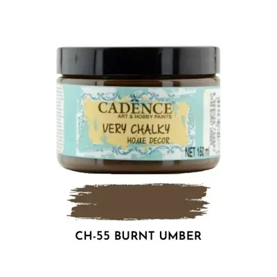 Křídová barva Cadence Very Chalky 150 ml - burnt umber umbra pálená