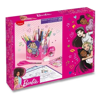 Multiproduktová sada Gift box Barbie 35 ks