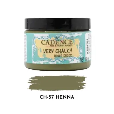 Křídová barva Cadence Very Chalky 150 ml - henna zelenohnědá henna