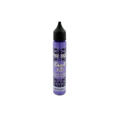 Metalická kontura a 3D barva amethyst ametystová 25 ml