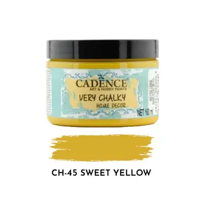 Křídová barva Cadence Very Chalky 150 ml - sweet yellow sytě žlutá