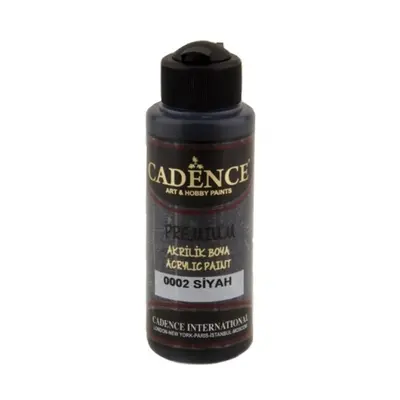 Akrylová barva Cadence Premium 2XL 250 ml - black černá