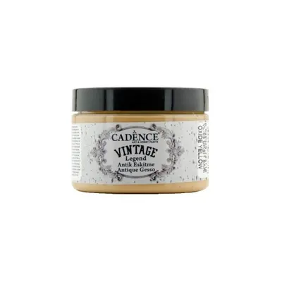 Kamínková barva Cadence Vintage Legend Antique gesso 150ml-oxide yellow žlutooranžová