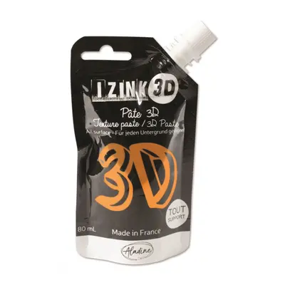 Reliéfní pasta, 3D IZINK, 80 ml - safran, oranžová