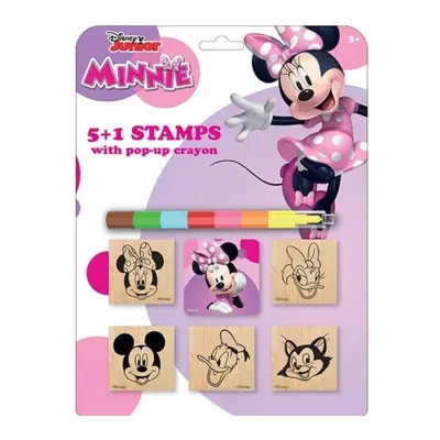 Minnie - Razítka 5+1 s voskovkou