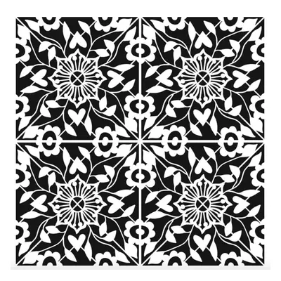 Šablona TCW 12aquot;x12aquot; (30,5x30,5 cm) - Flourish Tile