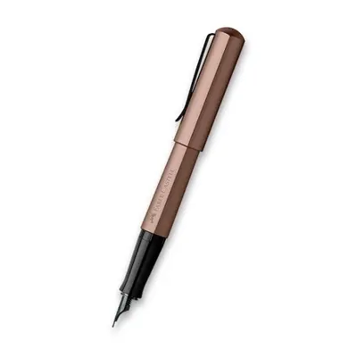 Faber-Castell Hexo Bronze plnicí pero hrot F