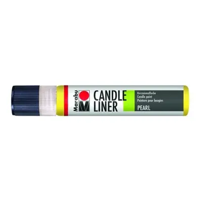 Marabu Candle Liner na svíčky - žlutý 25 ml