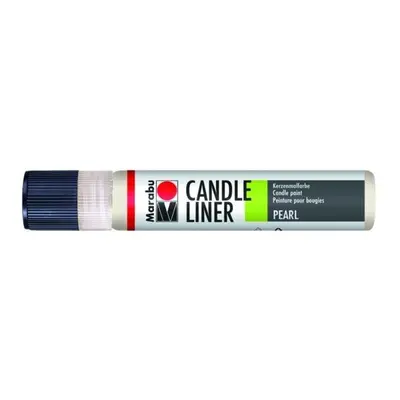 Marabu Candle Liner na svíčky - bílý 25 ml