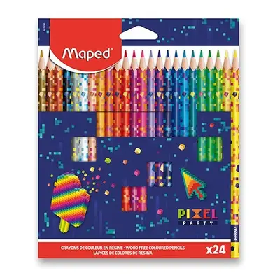 Pastelky Maped Pixel Party 24 barev