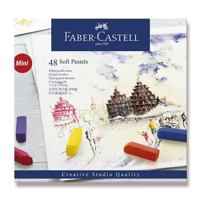 Suché křídy Faber Castell Mini pap.krabička 48ks