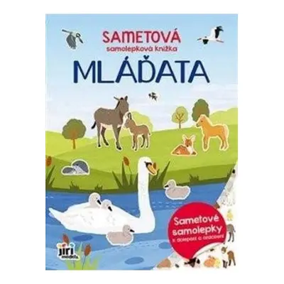 Sametová samolepková knížka Mláďata