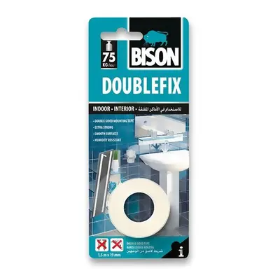 Oboustranná lepicí páska Bison Double fix 19 mm x 1,5 m