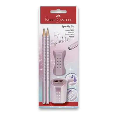 Grafitová tužka Faber-Castell Sparkle set 4 ks