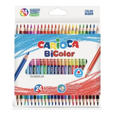 Carioca Bicolor pastelky 24ks