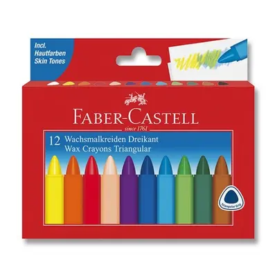 Vosk.pastelky Faber Castell Grip Wax (12 ks)