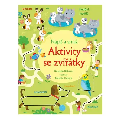 Napiš a smaž Aktivity se zvířátky